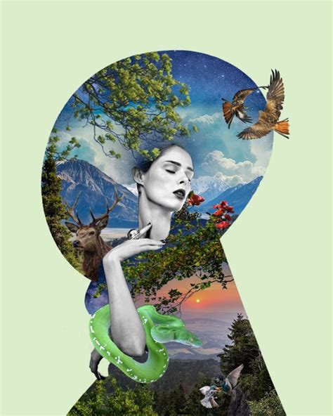 The Creative Mixed Media Collages Of Charles Bentley Nature Collage