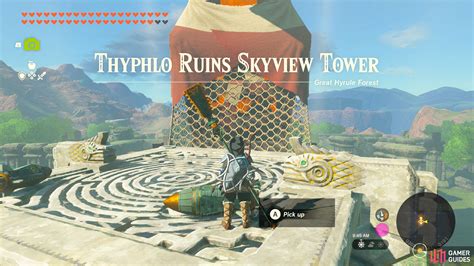Thyphlo Ruins Skyview Tower The Legend Of Zelda Tears Of The Kingdom
