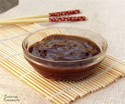 For a serving size of 1 tbsp ( 16 g). Hoisin Sauce, makes 1/4 cup: 2T soy sauce, 1T peanut butter, 1 1/2 tsp honey, 1 tsp rice vinegar ...