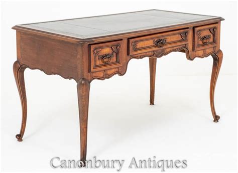 At your doorstep faster than ever. Antique French Desk - Cherry Wood Writing Table Bureau