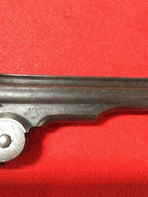 Sold Price Smith And Wesson Schofield Revolver 45 Caliber Patent 1873