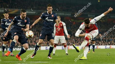 Arsenals Olivier Giroud Right Tries Score Editorial Stock Photo Stock