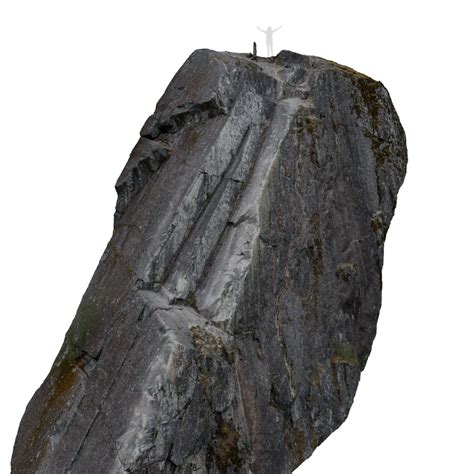 large rocky cliff photoscan 3d terrain models blenderkit