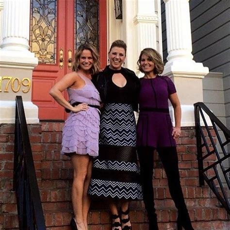 Andrea Barber Jodie Sweetin And Candace Cameron On The Steps Of The Full House House Fuller