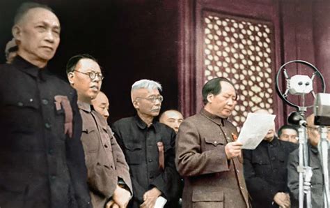 October 1 1949 Mao Zedong Proclaims The Peoples Republic Of China