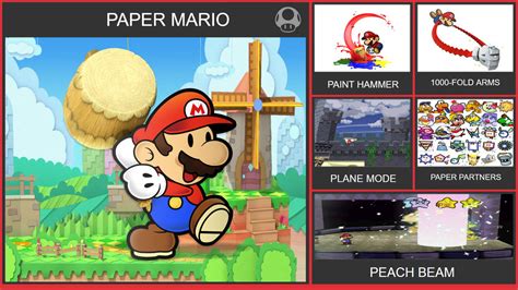 Paper Mario Edited Smash Bros Moveset By Williamheroofhyrule On
