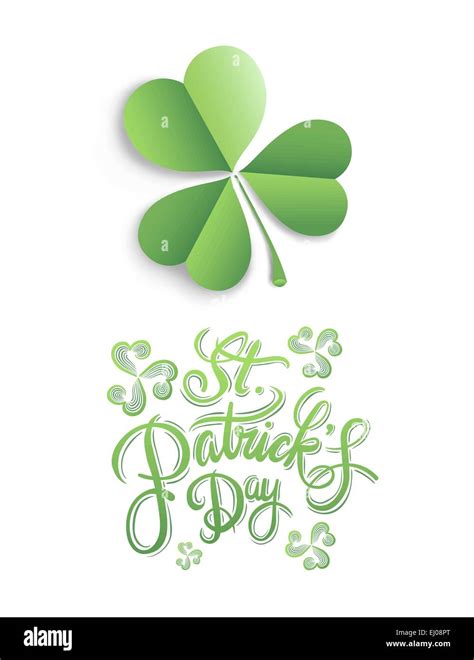 St Patricks Day Greeting Vector Stock Vector Image And Art Alamy