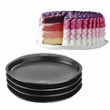 Wilton Easy Layer Non-stick 20cm Round Cake Pan Set for 4-layer Cakes ...