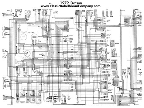 Classic Kabelboom Company - Elektrisch bedrading schema Datsun