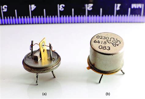 A Germanium Alloy Junction N P N Transistor Ibm 083 Showing A Its