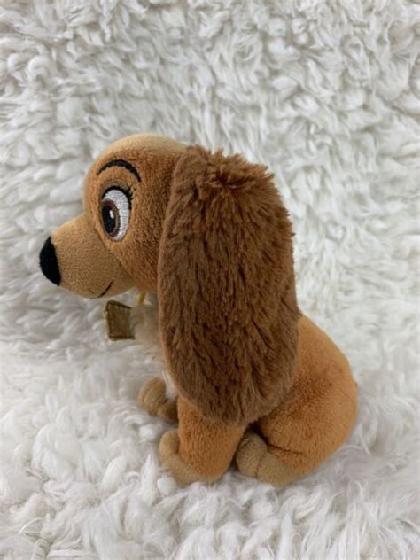 Disney Lady And The Tramp Plush Dog 6 Stuffed Animal Brown Ebay