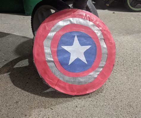 Bouncing Shieldcaptain America 5 Steps Instructables