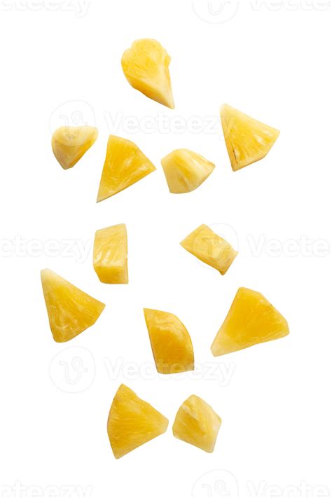 Falling Pineapple Slices Cutout Png File 8520646 Png