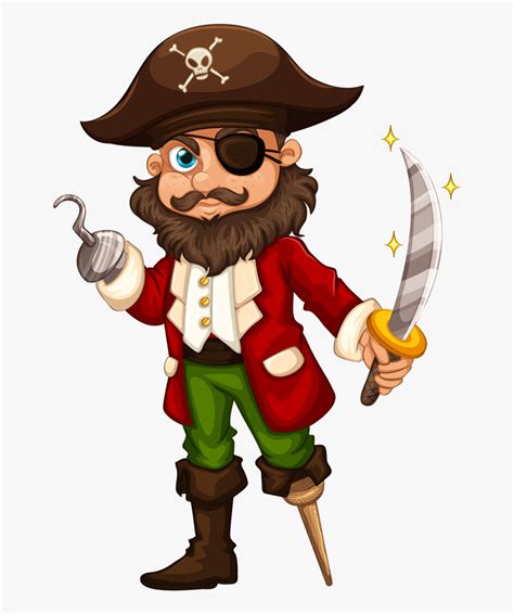 Pirates Cartoon Set Of Cartoon Pirates Royalty Free Vector Image