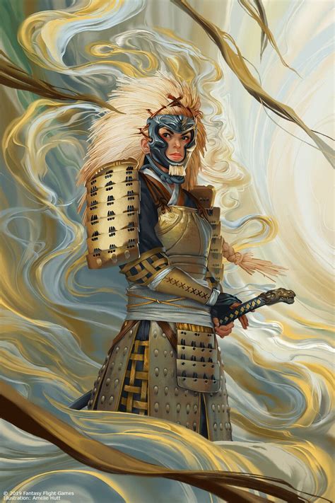 Artstation Matsu Amelie Hutt Fantasy Warrior Fantasy Samurai