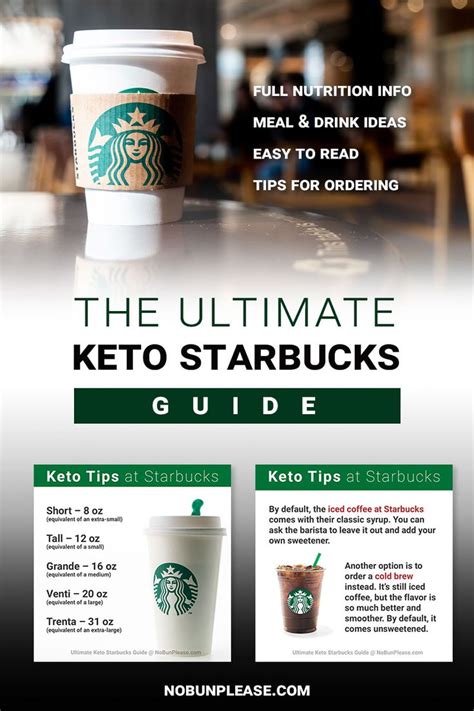 Keto Starbucks Drinks And Meals Includes Full Macros Keto Keto Drink