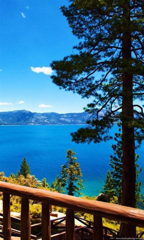 Lake Tahoe Nevada Side Desktop Background