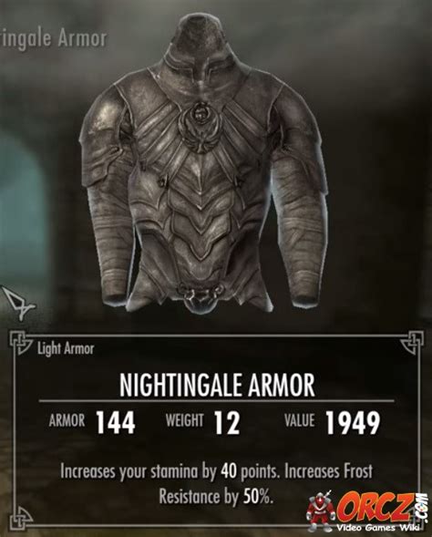 Skyrim Nightingale Armor The Video Games Wiki
