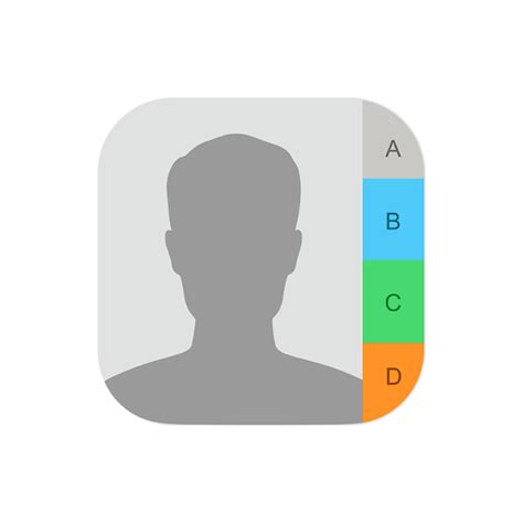 Iphone Contacts Icon Iphone Phone App Png And Vector With