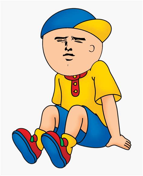 Caillou And The Meme Caillou Png Free Transparent Clipart Clipartkey