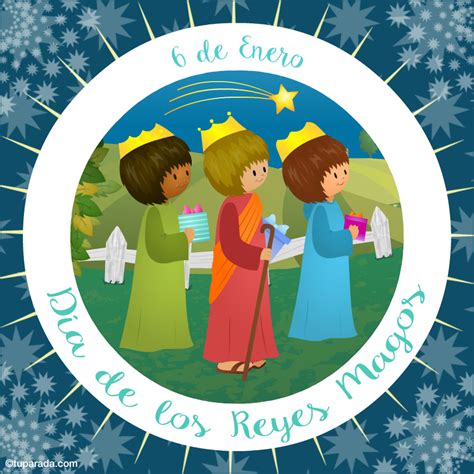 Día De Los Reyes Magos 6 De Enero Tarjetas De El Santo Del Día
