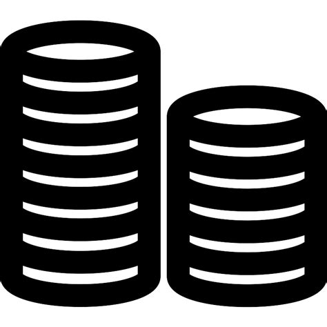 Coins Stacks Outlined Svg Vectors And Icons Svg Repo