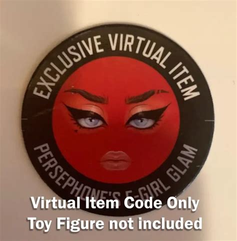 Roblox Series 11 Star Sorority Persephone E Girl Glam Face Code Only