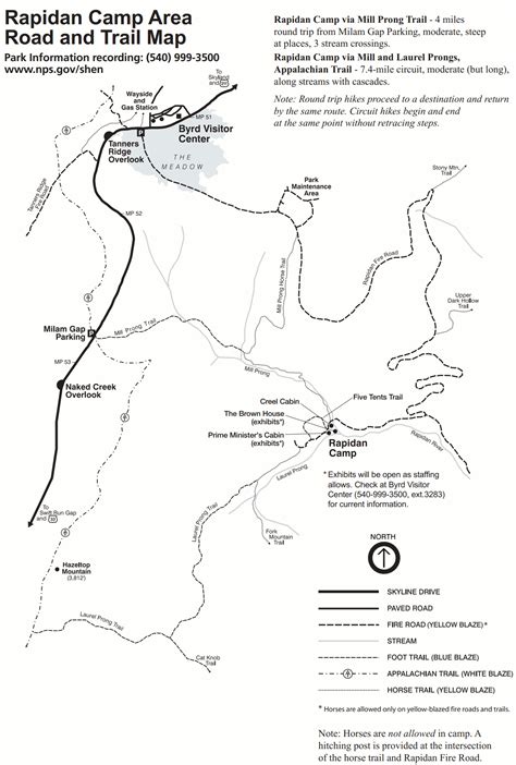 Map Of Shenandoah National Park Maps Location Catalog Online