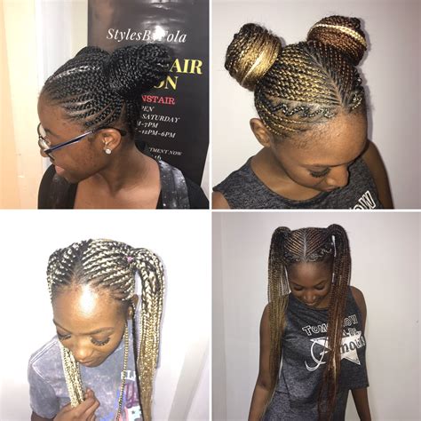 Two Ponytails With Weave Braids Fashionblog