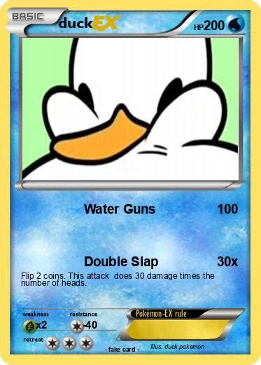 Pokémon Duck 614 614 Water Guns My Pokemon Card