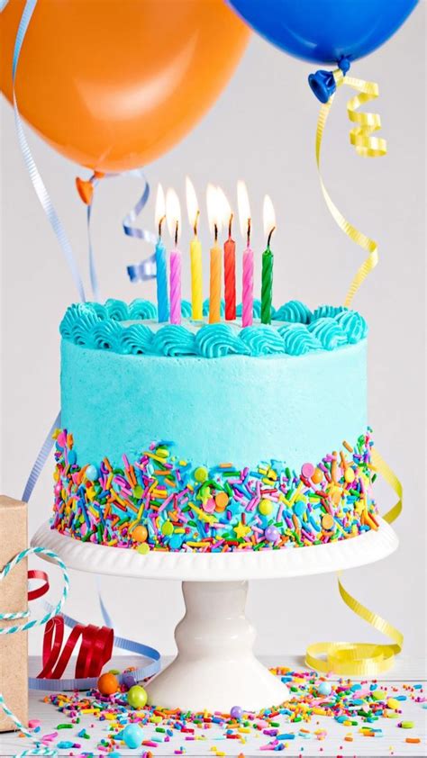 Download Birthday Cake Balloon T 4k Ultra Hd Mobile Wallpaper