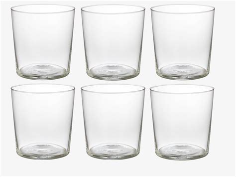 Baron Clear Set Of 6 Small Tumblers Glasses And Barware Habitatuk Clear Tumblers Clear Glass