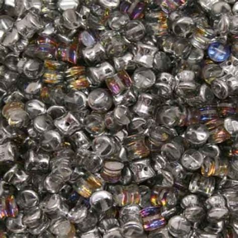 Pellet Beads Crystal Volcano 4x6mm 50 Pieces