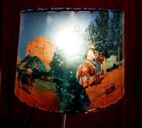 Vintage Western Cowboy Lamp Shade Ebay Cowboy Lamp Lamp Shade Lamp