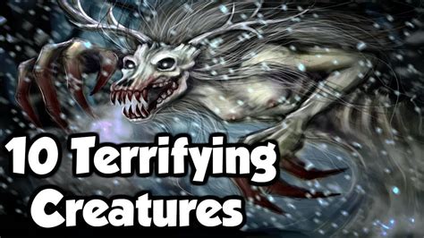 Terrifying Mythological Creatures From Around The World Mythology Explained Youtube