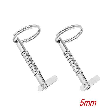 Buy 2 Pieces Of Stainless Steel Marine Spring Pins Spring Loaded