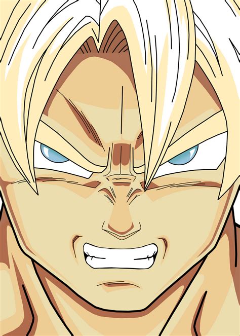 Goku Angry Face By Shinshoryuken On Deviantart
