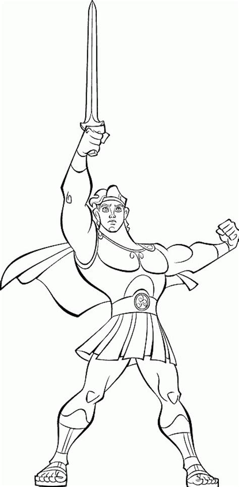 Free Printable Hercules Coloring Pages For Kids 384