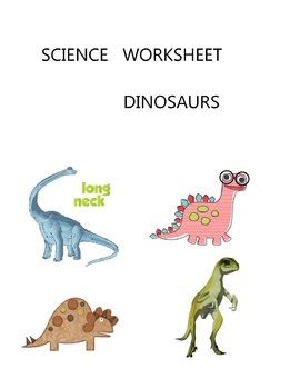 All about sound and light, comparing matter, earth yesterday and today, plants, magnets, objects in motion, rocks, soil and water, fossils and dinosaurs, land habitats, reptiles, amphibians and fish. SCIENCE WORKSHEET - DINOSAURS - GRADE 1 GRADE 2 GRADE 3 ...