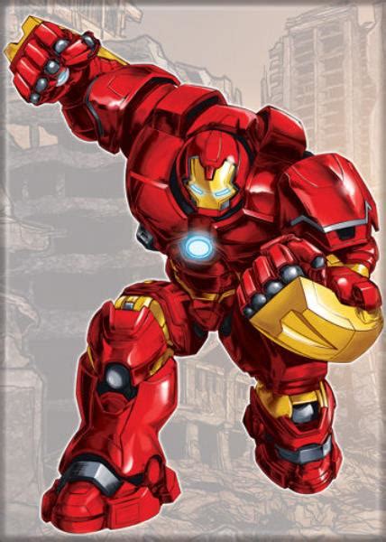 Marvel Comics Iron Man In Hulkbuster Armor Comic Art