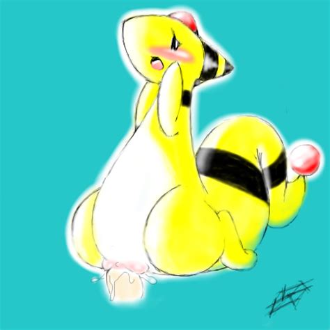 Rule 34 Ampharos Blush Color Exed Eyes Female Feral Insertion Male