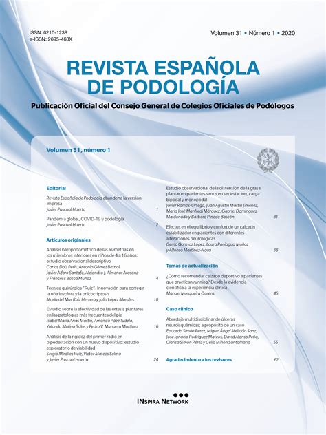Revista Española De Podología