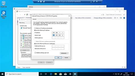 Assigning A Static Ipv Ip Address Class C On A Windows Pro Client Hot