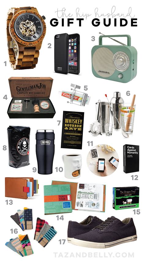 My husband's birthday ideas are one of the things i really enjoy coming up with and i hope you will love them. The Hip Husband Gift Guide - Taz and Belly | Best gift for ...