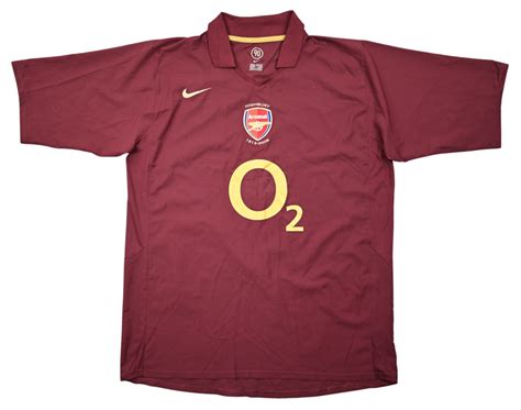 2005 06 Arsenal London Shirt S Boys Football Soccer Premier League