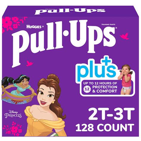 2 Packs Huggies Pull Ups Female Diapers Training Pants 2t 3t Max 59 Off