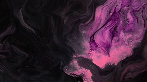 Download, share or upload your own one! Download wallpaper 3840x2160 paint, stains, pink, black ...