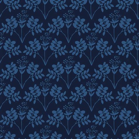 Dark Blue Floral Pattern 22946561 Vector Art At Vecteezy
