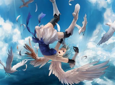Image Result For Anime Girl Falling Anime Pinterest
