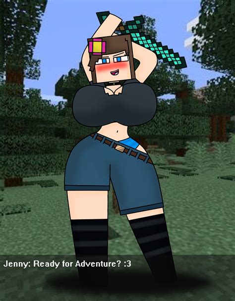 Jenny Is Ready For Adventure Jenny Mod Minecraft Know Your Meme